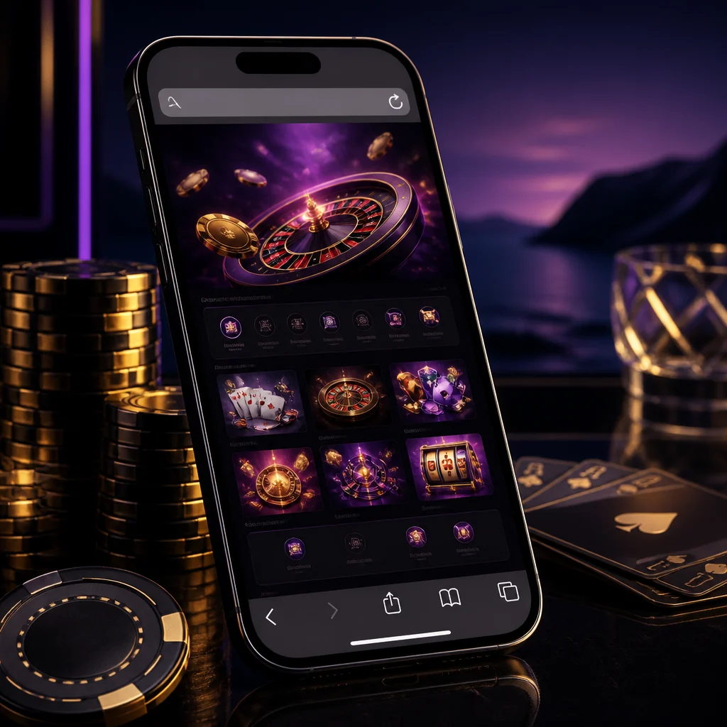 Smartphone con esperienza mobile Pacific Spins da browser